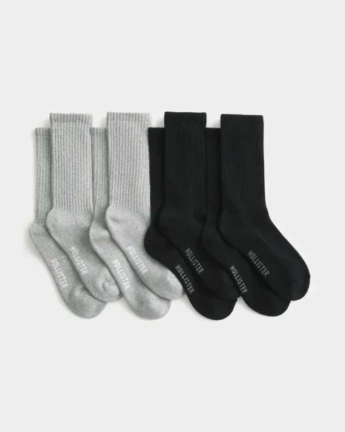 4er-Pack Crew-Socken