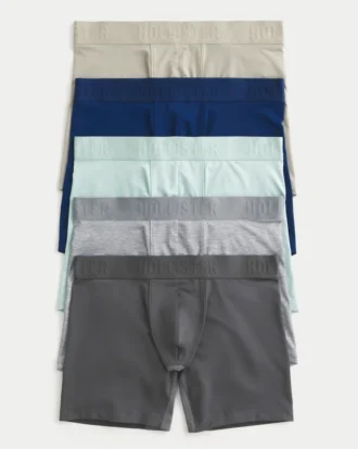 5er-Pack längere Boxershorts mit Kühlfunktion