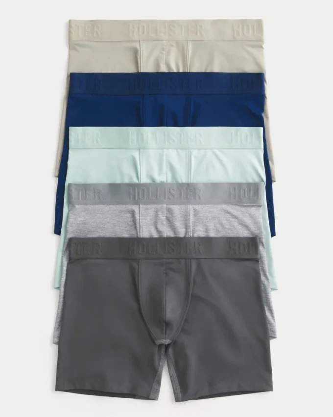 5er-Pack längere Boxershorts mit Kühlfunktion