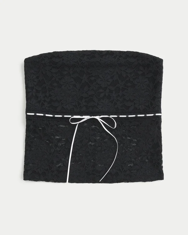 Allover-Spitzen-Tube-Top Allover-Spitzen-Tube-Top