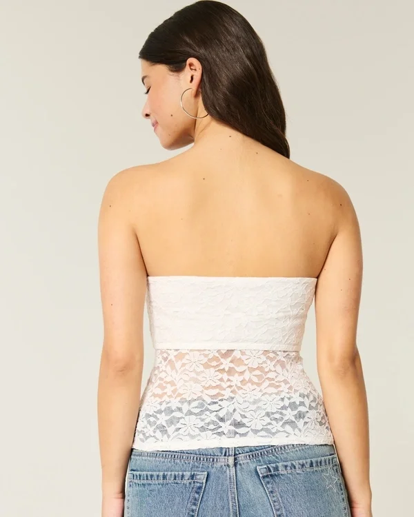 Allover-Spitzen-Tube-Top Allover-Spitzen-Tube-Top