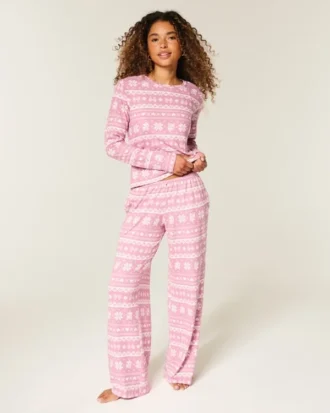 Always Cozy Hose mit weitem Bein