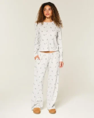 Always Cozy Hose mit weitem Bein