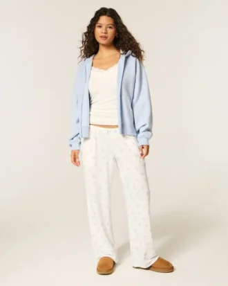 Always Cozy Hose mit weitem Bein