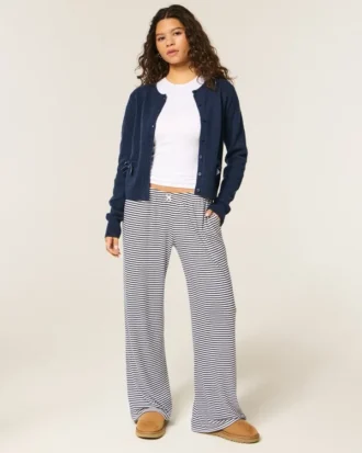 Always Cozy Hose mit weitem Bein