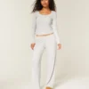Always Cozy Rib Henley & Wide-Leg Pants Set Always Cozy Rib Henley & Wide-Leg Pants Set