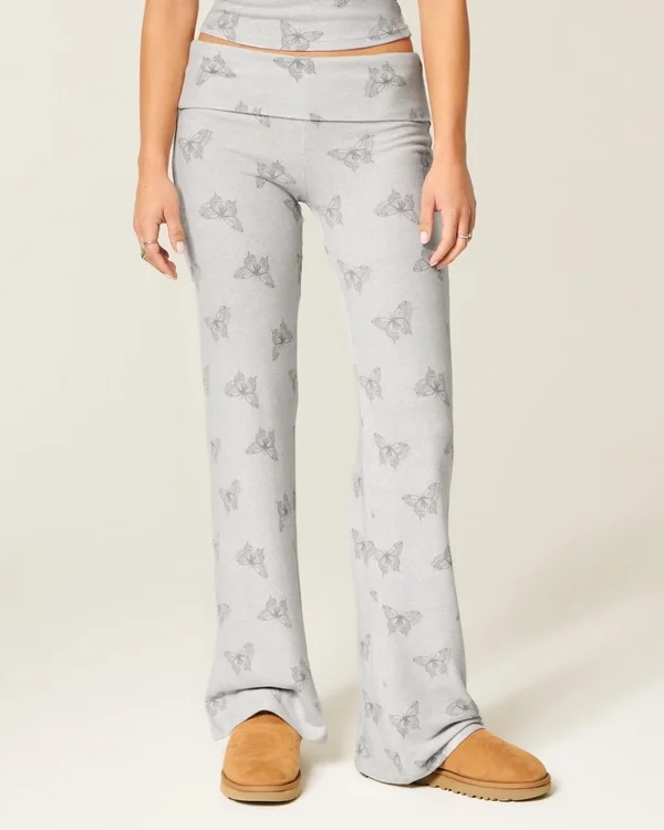 Always Cozy Strickhose mit umgeschlagenem Bund und ausgestelltem Bein Always Cozy Strickhose mit umgeschlagenem Bund und ausgestelltem Bein