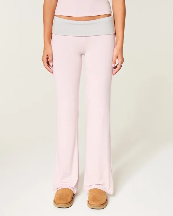 Always Cozy Strickhose mit umgeschlagenem Bund und ausgestelltem Bein Always Cozy Strickhose mit umgeschlagenem Bund und ausgestelltem Bein