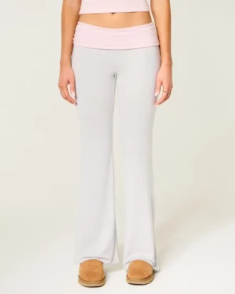 Always Cozy Strickhose mit umgeschlagenem Bund und ausgestelltem Bein Always Cozy Strickhose mit umgeschlagenem Bund und ausgestelltem Bein