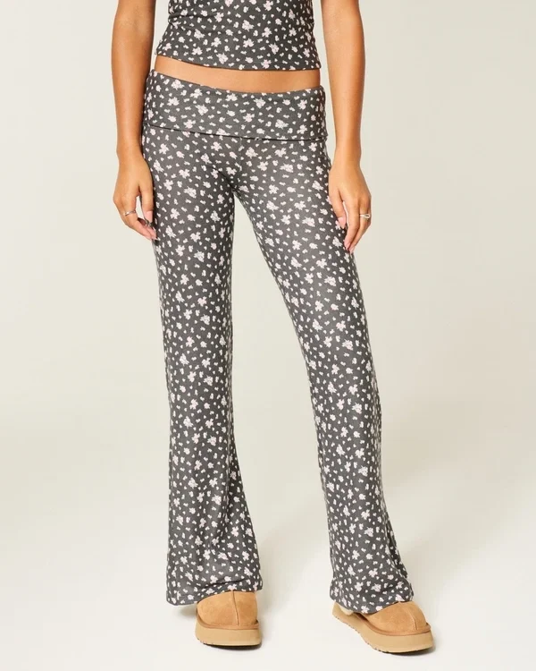 Always Cozy Strickhose mit umgeschlagenem Bund und ausgestelltem Bein Always Cozy Strickhose mit umgeschlagenem Bund und ausgestelltem Bein