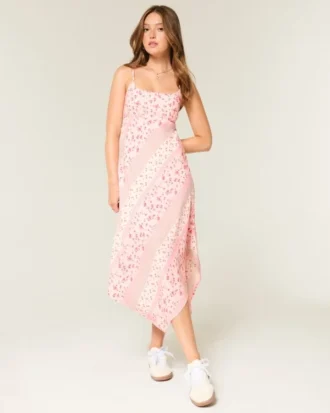 Asymmetrisches Midikleid