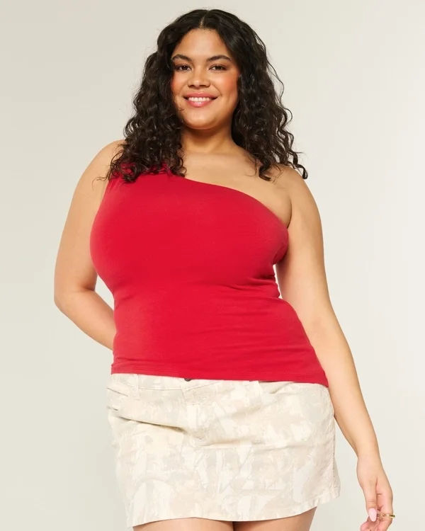 Asymmetrisches One-Shoulder-Top Asymmetrisches One-Shoulder-Top