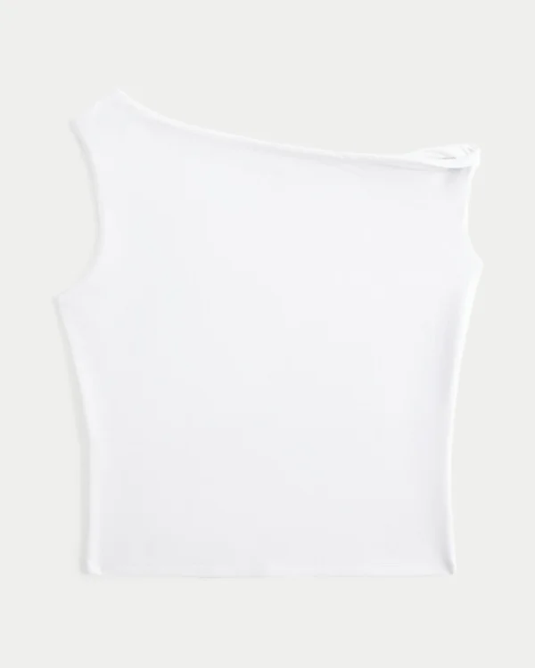 Asymmetrisches schulterfreies Oberteil Asymmetrisches schulterfreies Oberteil