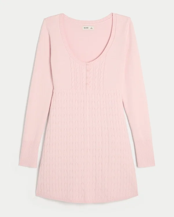 Babydoll-Pullover-Minikleid Babydoll-Pullover-Minikleid