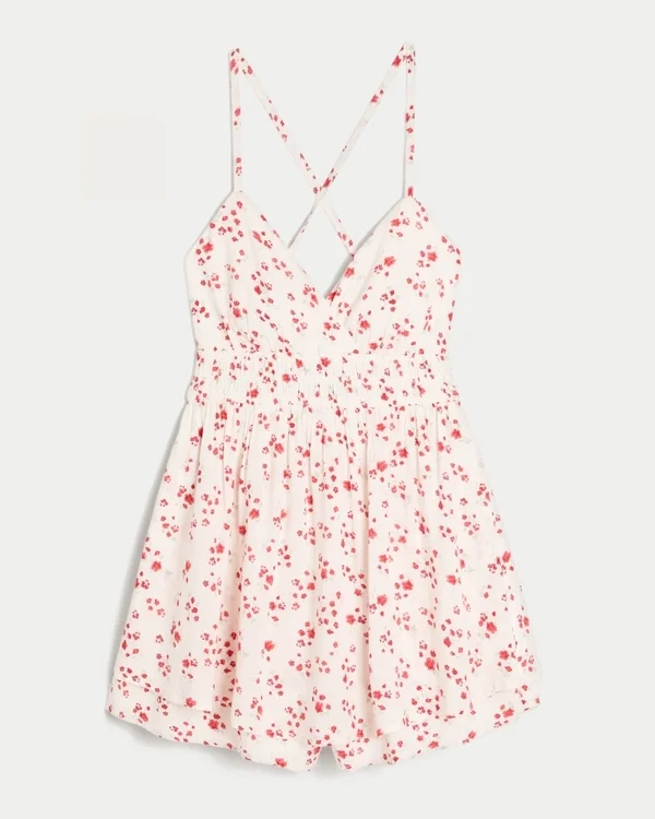 Babydoll-Strampler mit offenem Rücken Babydoll-Strampler mit offenem Rücken