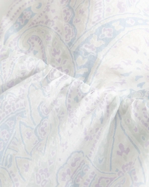 Babydoll-Top mit einfachem Paisley-Muster Babydoll-Top mit einfachem Paisley-Muster