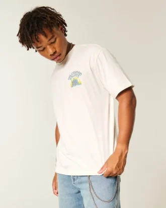 Baggy Cotton Hollywood Haunts Graphic Tee