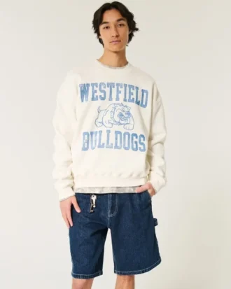 Baggy Denim Painter Shorts