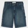 Baggy Denim Painter Shorts