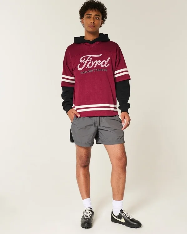 Baggy Ford Mustang Grafik-Jersey Baggy Ford Mustang Grafik-Jersey