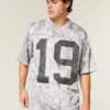 Baggy Graphic Camo Jersey
