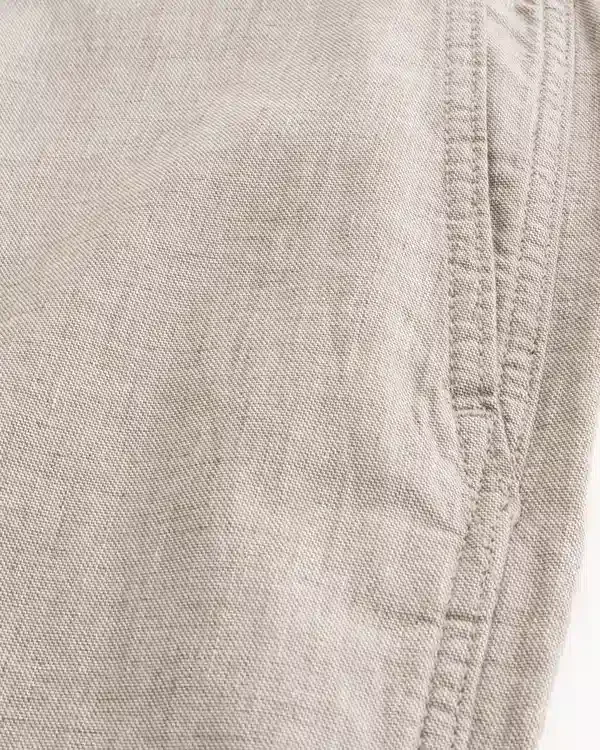 Baggy-Hose aus Leinenmischgewebe mit elastischem Bund Baggy-Hose aus Leinenmischgewebe mit elastischem Bund