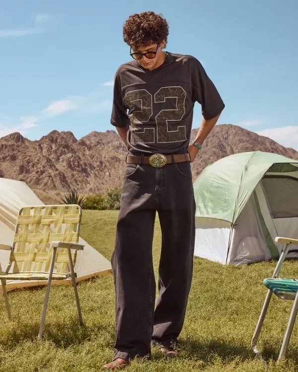 Baggy Pattern Graphic Jersey Baggy Pattern Graphic Jersey