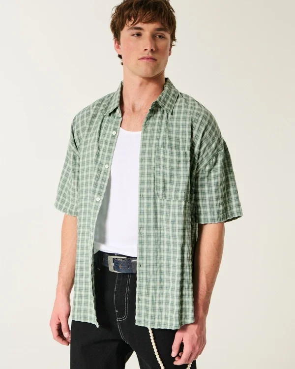 Baggy-Shirt mit kurzen Ärmeln Baggy-Shirt mit kurzen Ärmeln