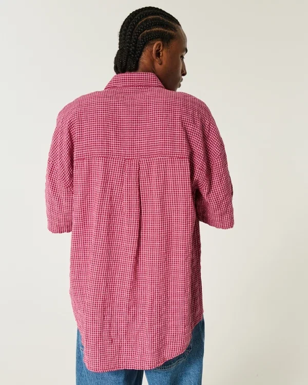 Baggy-Shirt mit kurzen Ärmeln Baggy-Shirt mit kurzen Ärmeln