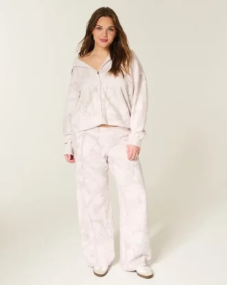 Baggy-Sweathose mit Camouflage-Muster