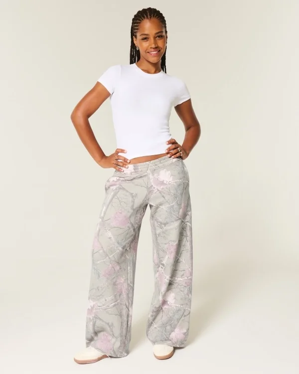 Baggy-Sweathose mit Camouflage-Muster Baggy-Sweathose mit Camouflage-Muster