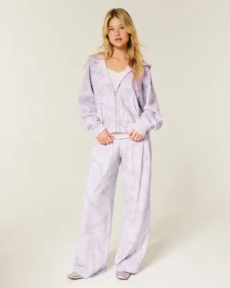 Baggy-Sweathose mit Camouflage-Muster