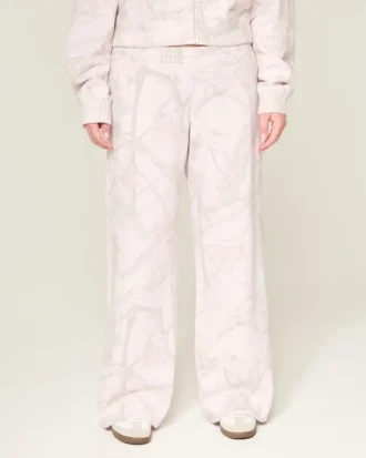 Baggy-Sweathose mit Camouflage-Muster