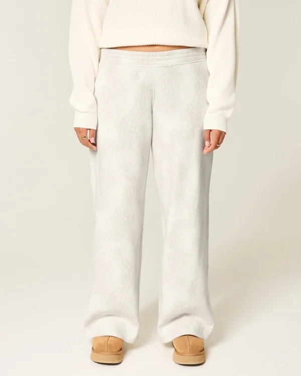 Baggy-Sweathose mit Reh-Print Baggy-Sweathose mit Reh-Print