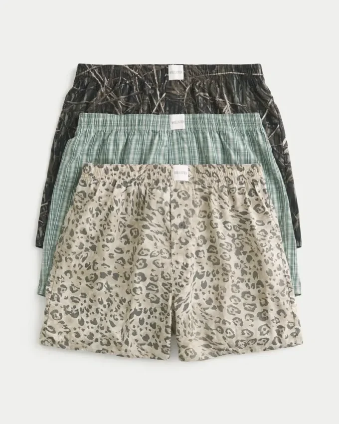 Baumwoll-Boxershorts 3er-Pack