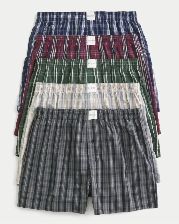 Baumwoll-Boxershorts 5er-Pack