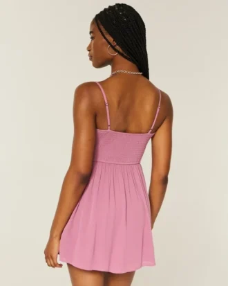 Besticktes Minikleid