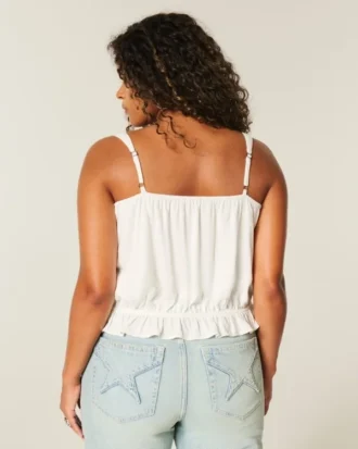 Bluse mit leicht zu schnürender Taille