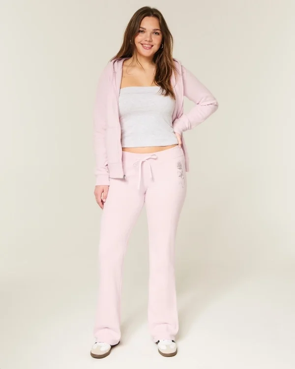 Boot-Sweathose mit Rosenprint Boot-Sweathose mit Rosenprint