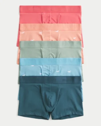 Boxershorts in klassischer Länge, 5er-Pack
