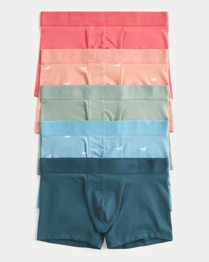 Boxershorts in klassischer Länge, 5er-Pack