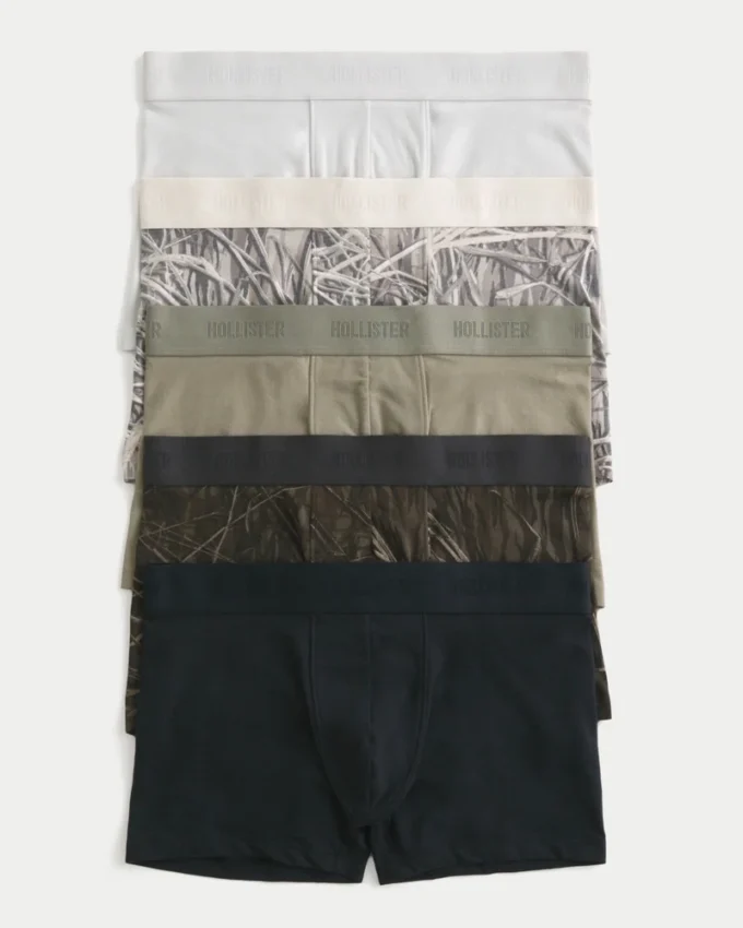 Boxershorts in klassischer Länge, 5er-Pack