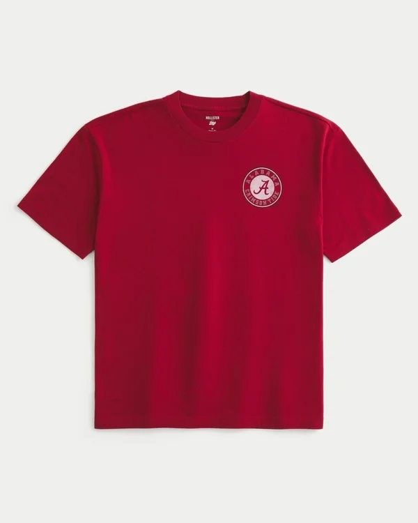 Boxy Alabama Crimson Tide Grafik-T-Shirt Boxy Alabama Crimson Tide Grafik-T-Shirt