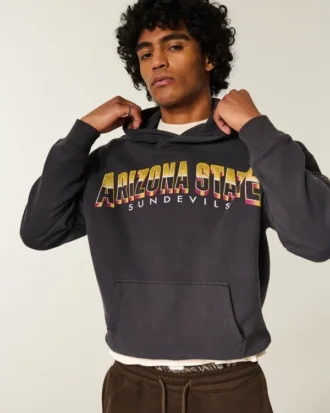 Boxy Arizona State University Sun Devils Grafik-Hoodie