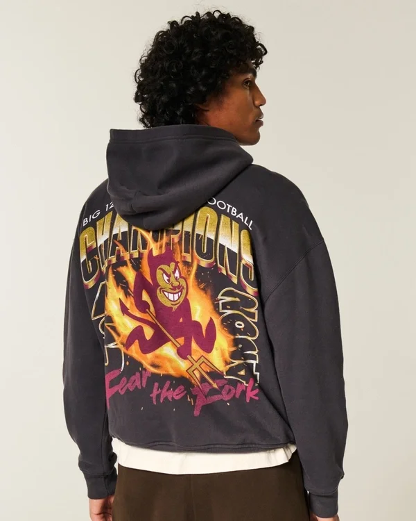 Boxy Arizona State University Sun Devils Grafik-Hoodie Boxy Arizona State University Sun Devils Grafik-Hoodie