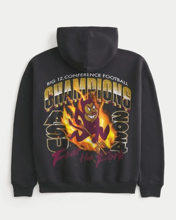 Boxy Arizona State University Sun Devils Grafik-Hoodie Boxy Arizona State University Sun Devils Grafik-Hoodie