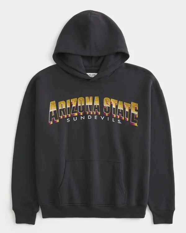 Boxy Arizona State University Sun Devils Grafik-Hoodie Boxy Arizona State University Sun Devils Grafik-Hoodie