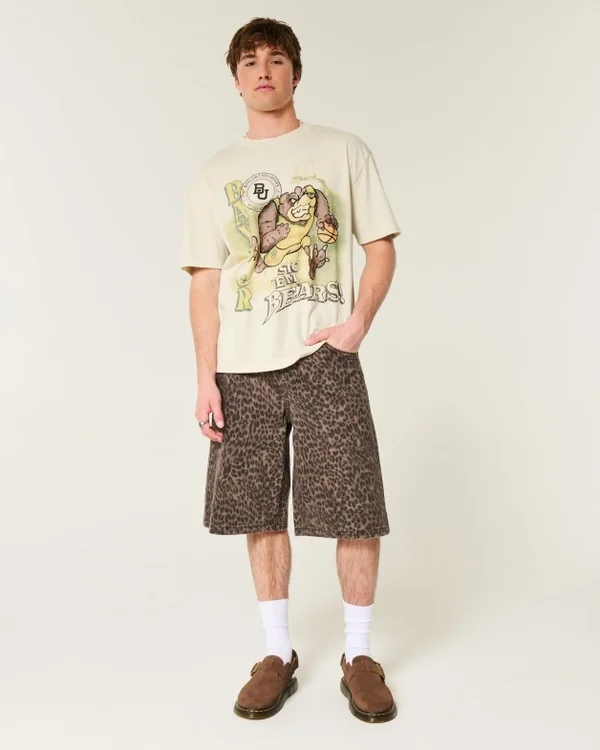 Boxy Baylor University Bears Grafik-T-Shirt Boxy Baylor University Bears Grafik-T-Shirt