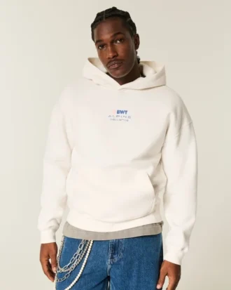 Boxy BWT Alpine Formel-1-Team Grafik-Hoodie