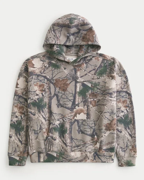 Boxy Camo Hoodie Boxy Camo Hoodie